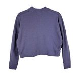 Zobha Purple Long Sleeve Mock Neck Cropped Athleisure Pullover Women's Size M Photo 1