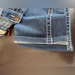 BKE  Lexi flare boot jean in a size 26 white stitching western rodeo rocker Photo 11