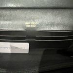 Jimmy Choo  Black Croc-Embossed Shoulder Bag with Gold Chain Photo 3