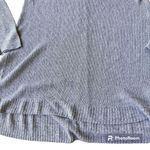 Eileen Fisher Sweater XS Gray Hi Low Pullover Linen blend Casual Semi Sh… Photo 5