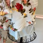 onetheland  Cottagecore Feminine Mint Green Gloral Dress Cold Shoulder Prairie S Photo 4