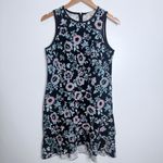 Loft NWT Midnight Garden Flounce Ruffle Hem Dress Boho Preppy Summer Size 2 Photo 1