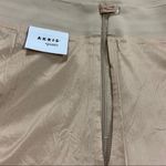 Akris Punto beige yellow stripe pencil skirt Photo 6