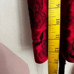 Frederick's of Hollywood Frederick’s of Hollywood Red Embroidered Corset Lace Up Lingerie Vampire Sz 32 Photo 2