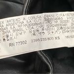 ZARA 2398/233/800 Black Faux Leather MIDI Pencil Skirt Size XS Photo 11