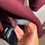 st. john's bay Womens Burgundy Red Wool Blend Hooded Coat Size 2X Photo 6
