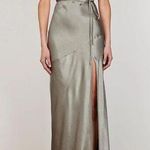 Shona joy NWT La Lune Bias Cowl Maxi Dress Revolve Olive Green Size 4 Photo 0