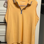 Peter Millar  Yellow Sleeveless Polo Top Photo 0