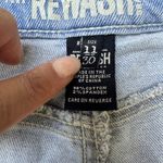 REWASH ‎ Brand Super High Rise Raw Hem Light Wash Denim Shorts 11/30 Photo 3