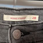 Levi's Wedgie High Rise Skinny Jeans W28 Dark Wash/Charcoal Photo 3