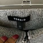 Torrid  sz‎ 00 gray knit zip midi  pencil skirt Photo 5