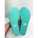 Calvin Klein Sandals Womens Size 11 Green Open Toe Slip On Platform Photo 9