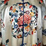 Spectacular Vintage 1930s/40s Embroidered Silk Kimono! Red Size L Photo 2