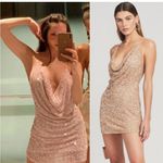 RETROFETE X REVOLVE MICH SEQUIN DRESS NUDE L Size L Photo 12