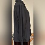 Buttons D.K. Gold Dommkenny Black Long Sleeves Collard Hidden  Floral Print Sz S Photo 4