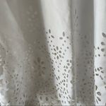 Kenneth Cole Reaction White Bell-Sleeve Laser-Cut V-Neck Cover-Up Photo 4