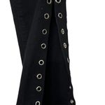 Good American Good Waist Split Hem Jeans Black Women’s Size 26 Grommet Detail Photo 4