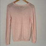 Charter Club  Blush Pink 100% Cashmere V Neck Sweater Soft Girl Feminine Luxury Photo 3