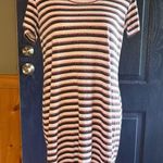 Victoria's Secret Pink and Black Striped Logo Gown Photo 0