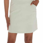 Mario Serrani  Green White Seersucker‎ Tummy Control Skort Small Photo 0