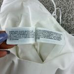 ZARA NWT  White Peplum Cami Top L Spaghetti Strap Sleeveless Pleated Peasant Boho Photo 3