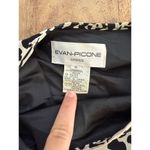 Evan Picone Vintage Women's Black Cream Floral Boat Neck A-Line Dress Size 6 Photo 2