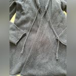 Essential Winter : cozy blue wrap J Jill Sweater with hood & pockets Photo 2