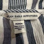 American Eagle Women’s 🦅 Outfitters Nautical Striped Open Back Romper Sz Medium Photo 9