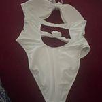 Wild Fable Women's Removable Rosette Extra High Leg Extra Cheeky One Piec... Photo 5