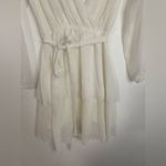 Chic White Long Sleeve Dress Photo 2