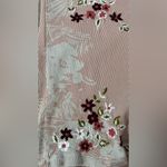 Soft Surroundings  Pink Floral Embroidered Thermal Bell
Cuff Top Small Photo 2