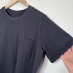 Everlane Womens Black Organic Cotton Casual T-Shirt Dress Size Medium Photo 5