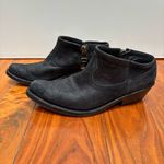 ANINE BING  Lou Black Leather Ankle Western Cowgirl Ankle Boots 37 / 7 Photo 6