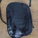 Black Genuine Eel Skin Leather Shoulder Bag Purse Photo 4