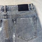 One Teaspoon One x Junkyard Distressed Denim Skirt in Blue Blossom Size 25 Photo 9