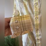 Levi's PLAID WESTERN PEARL SNAP UP SHIRT SLIM FIT MEDIUM VINTAGE 90's Photo 5