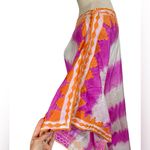 Sir Alistair Rai Goa 100% Silk Asymmetrical One Shoulder Caftan Kim Kardashian Pink Size M Photo 4