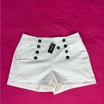 EXPRESS White High Waist Women Shorts Photo 6