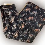 ZARA  Pants  Floral Velvet Boho Wide leg  Size  Small Photo 10