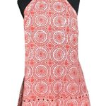 Michael Kors Coral Halter Circle Geometrical Fitted Tank with Gold Metal Studs Photo 0