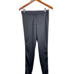 Forever 21 Black Metallic Gold Stripe Stirrup Pants Size L NWT Photo 2