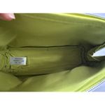 La Mer green zip top makeup bag / travel case Photo 3