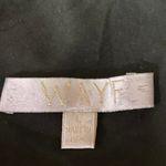 WAYF  Black Sleeveless V-neck Keyhole Formal Flared Wide Leg Ankle Jumpsuit Sz L Photo 2