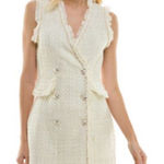 Trixxi  Clothing Company Tweed Bodycon Dress Small Photo 0