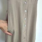Aritzia Wilfred Capulet Cap Sleeve Button Front Dress in Beige Photo 8