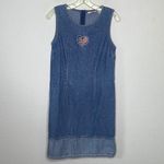 Vintage Expressions‎ Denim Dress Red Size 8 Photo 7