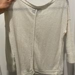 Brochu Walker  Cream Knit Sweater with Pocket Photo 1