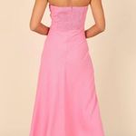 Petal and Pup Rosetta Pink Strapless Dress Photo 4