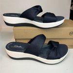 Clarks Cloudsteppers Jersey Slide Sandals - Arla Coast casual comfy classic Photo 1