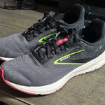 Brooks Launch Black and Neon Green Running Shoes Photo 0